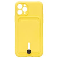 Чехол для Apple iPhone 11 Pro силиконовый с картхолдером №4 <желтый> ― Оптовый PromiseMobile