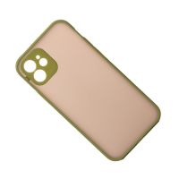 Чехол для Apple iPhone 12 пластиковый с окантовкой <зеленый> ― Оптовый PromiseMobile