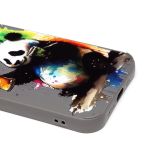 Чехол для Apple iPhone 12, iPhone 12 Pro силиконовый (рис. 335/панда) <серый>