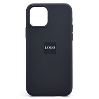 Чехол для Apple iPhone 12, iPhone 12 Pro силиконовый Soft Touch <темно-серый> (премиум) ― Оптовый PromiseMobile