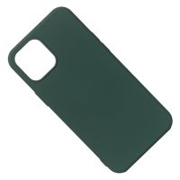 Чехол для Apple iPhone 12, iPhone 12 Pro силиконовый Soft Touch 2 <темно-зеленый> ― Оптовый PromiseMobile
