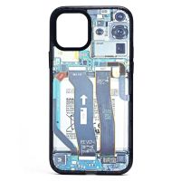 Чехол для Apple iPhone 12 пластиковый (рис. 088) <голубой> ― Оптовый PromiseMobile