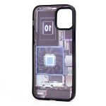 Чехол для Apple iPhone 12 пластиковый (рис. 088) <фиолетовый>