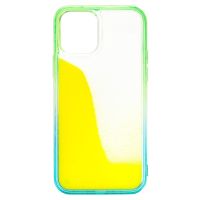 Чехол для Apple iPhone 12 пластиковый с песком <светло-зеленый> ― Оптовый PromiseMobile