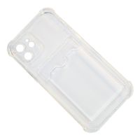 Чехол для Apple iPhone 12 силиконовый с картхолдером <прозрачный> ― Оптовый PromiseMobile