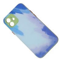 Чехол для Apple iPhone 12 силиконовый ART №1 <синий> ― Оптовый PromiseMobile