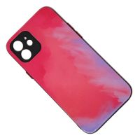Чехол для Apple iPhone 12 силиконовый ART №1 <фиолетовый> ― Оптовый PromiseMobile