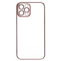 Чехол для Apple iPhone 12 Pro пластиковый с закрытой камерой <розовое золото> ― Оптовый PromiseMobile