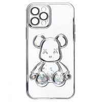 Чехол для Apple iPhone 12 Pro силиконовый Мишка <серебристый> ― Оптовый PromiseMobile