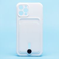 Чехол для Apple iPhone 12 Pro силиконовый с картхолдером №4 <белый> ― Оптовый PromiseMobile