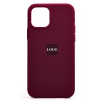 Чехол для Apple iPhone 12, iPhone 12 Pro силиконовый Soft Touch <бордовый> (премиум) ― Оптовый PromiseMobile