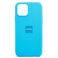 Чехол для Apple iPhone 12, iPhone 12 Pro силиконовый Soft Touch <светло-синий> (премиум) ― Оптовый PromiseMobile