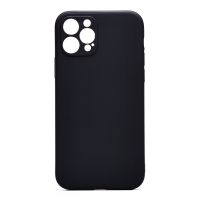 Чехол для Apple iPhone 12 Pro силиконовый Soft Touch 4 <черный> ― Оптовый PromiseMobile