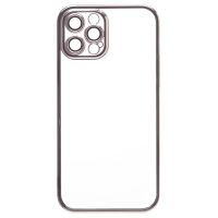 Чехол для Apple iPhone 12 Pro Max пластиковый с закрытой камерой <серебристый> ― Оптовый PromiseMobile