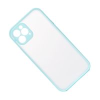 Чехол для Apple iPhone 12 Pro Max пластиковый с окантовкой <голубой> ― Оптовый PromiseMobile