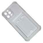 Чехол для Apple iPhone 12 Pro Max силиконовый с картхолдером №5 <прозрачный>