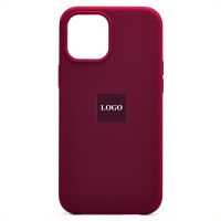 Чехол для Apple iPhone 12 Pro Max силиконовый Soft Touch <бордовый> (премиум) ― Оптовый PromiseMobile