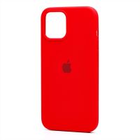 Чехол для Apple iPhone 12 Pro Max силиконовый Soft Touch MagSafe (анимация работает) <красный> (премиум) ― Оптовый PromiseMobile