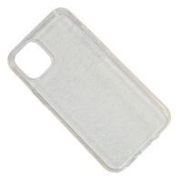 Чехол для Apple iPhone 12 mini силиконовый с блестками <прозрачный> ― Оптовый PromiseMobile