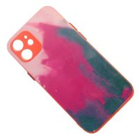 Чехол для Apple iPhone 12 mini силиконовый ART №1 <бордовый> ― Оптовый PromiseMobile