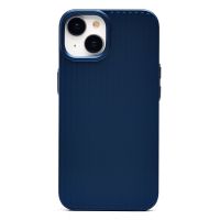 Чехол для Apple iPhone 13, iPhone 14 пластиковый рифленый <синий> ― Оптовый PromiseMobile