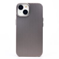 Чехол для Apple iPhone 13, iPhone 14 пластиковый рифленый <титановый> ― Оптовый PromiseMobile