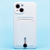 Чехол для Apple iPhone 13 силиконовый с картхолдером №4 <белый> ― Оптовый PromiseMobile