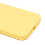 Чехол для Apple iPhone 13 силиконовый Soft Touch с закрытой камерой <желтый> (премиум)