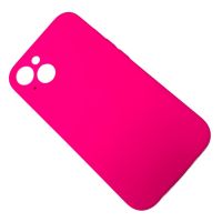 Чехол для Apple iPhone 13 силиконовый Soft Touch с закрытой камерой <пурпурный> (премиум) ― Оптовый PromiseMobile