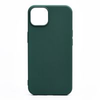 Чехол для Apple iPhone 13 силиконовый Soft Touch 2 <темно-зеленый> ― Оптовый PromiseMobile