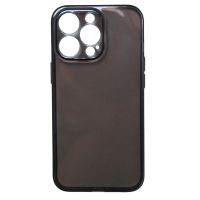 Чехол для Apple iPhone 13 Pro силиконовый ультратонкий <темно-прозрачный> ― Оптовый PromiseMobile