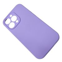 Чехол для Apple iPhone 13 Pro силиконовый Soft Touch с закрытой камерой <светло-фиолетовый> (премиум) ― Оптовый PromiseMobile