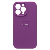 Чехол для Apple iPhone 13 Pro силиконовый Soft Touch с закрытой камерой <фиолетовый> (премиум) ― Оптовый PromiseMobile
