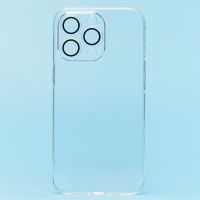 Чехол для Apple iPhone 13 Pro Max пластиковый с закрытой камерой <прозрачный> ― Оптовый PromiseMobile