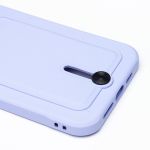Чехол для Apple iPhone 13 Pro Max силиконовый с картхолдером №4 <фиолетовый>