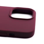 Чехол для Apple iPhone 13 Pro Max силиконовый Soft Touch <бордовый> (премиум)
