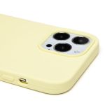 Чехол для Apple iPhone 13 Pro Max силиконовый Soft Touch <желтый> (премиум)