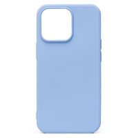Чехол для Apple iPhone 13 Pro Max силиконовый Soft Touch 2 <светло-синий> ― Оптовый PromiseMobile