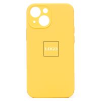 Чехол для Apple iPhone 13 mini силиконовый Soft Touch с закрытой камерой <желтый> (премиум) ― Оптовый PromiseMobile