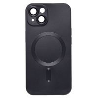 Чехол для Apple iPhone 14 силиконовый Matte MagSafe <черный> ― Оптовый PromiseMobile