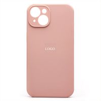 Чехол для Apple iPhone 14 силиконовый Soft Touch с закрытой камерой <розовый песок> (премиум) ― Оптовый PromiseMobile