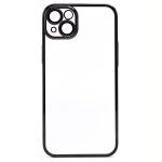 Чехол для Apple iPhone 14 Plus пластиковый с закрытой камерой <черный>