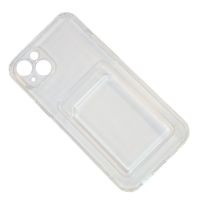 Чехол для Apple iPhone 14 Plus силиконовый с картхолдером №2 <прозрачный> ― Оптовый PromiseMobile