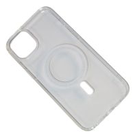 Чехол для Apple iPhone 14 Plus силиконовый MagSafe №2 <прозрачный> ― Оптовый PromiseMobile