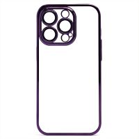 Чехол для Apple iPhone 14 Pro пластиковый с закрытой камерой <фиолетовый> ― Оптовый PromiseMobile