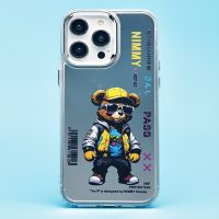Чехол для Apple iPhone 14 Pro Max силиконовый (рис. 092/мишка) <серый> ― Оптовый PromiseMobile
