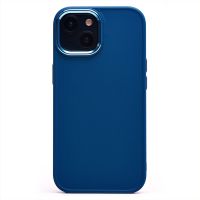 Чехол для Apple iPhone 15 силиконовый матовый №6 <синий> ― Оптовый PromiseMobile
