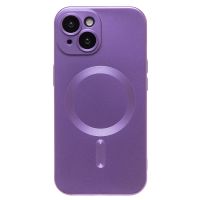 Чехол для Apple iPhone 15 силиконовый Matte MagSafe <пурпурный> ― Оптовый PromiseMobile