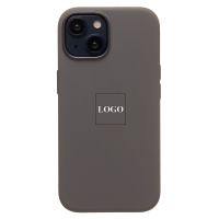 Чехол для Apple iPhone 15 силиконовый MagSafe (анимация работает) <серый> (премиум) ― Оптовый PromiseMobile