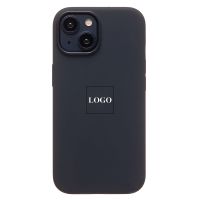 Чехол для Apple iPhone 15 силиконовый MagSafe (анимация работает) <черный> (премиум) ― Оптовый PromiseMobile